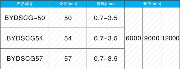 随州钳压式声测管产品规格尺寸